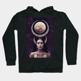 Selûne Our Lady of Silver Hoodie